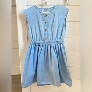 Girls GAP Kids Chambray Dress. Size XL (12-14)